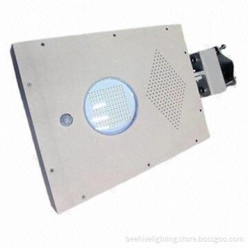 Integrated Solar Powered Garden Light, 12W Power, All-in-one with Motion Sensor